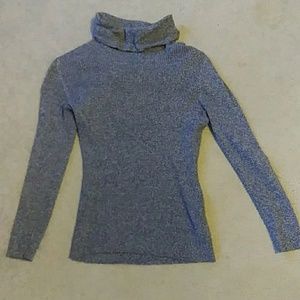Cozy casual gray turtleneck